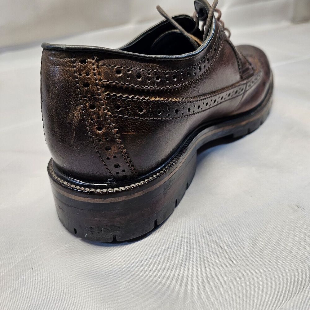 Johnston Murphy Mens XC Flex wingtip Sheepskin Dress Shoe 20-5512 US Size‎ 10 M - Picture 14 of 16